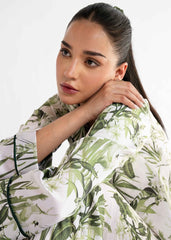 A woman wearing Grace silk pajama set – luxury women’s nightwear by LaRosa