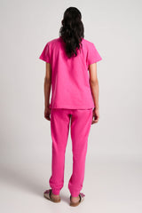 Elsie – LaRosa Night Wears for Women – Cotton Summer Sets Collection | Larosawears | Shop Online – Back View