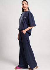 Delma – LaRosa Night Wears for Women – Cotton Summer Sets Collection | Larosawears | Shop Online – Side View