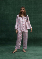 LaRosa Summer Slumber Roxy floral cotton nightwear set for women in soft pastel floral print.