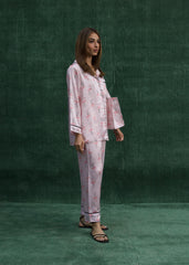 LaRosa Summer Slumber Roxy floral cotton nightwear set for women in soft pastel floral print.