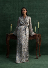 LaRosa Summer Slumber Luna pastel cotton nightwear set with buttoned shirt and relaxed trousers.