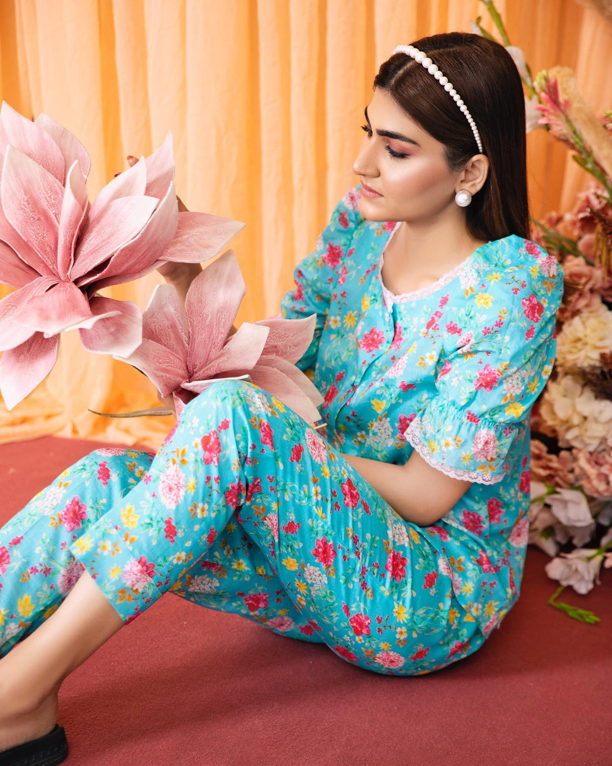 Dahlia- 2pc summer lawn pyjama set